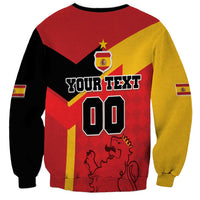 Custom Spain Football Sweatshirt La Roja Go Champion - Wonder Print Shop