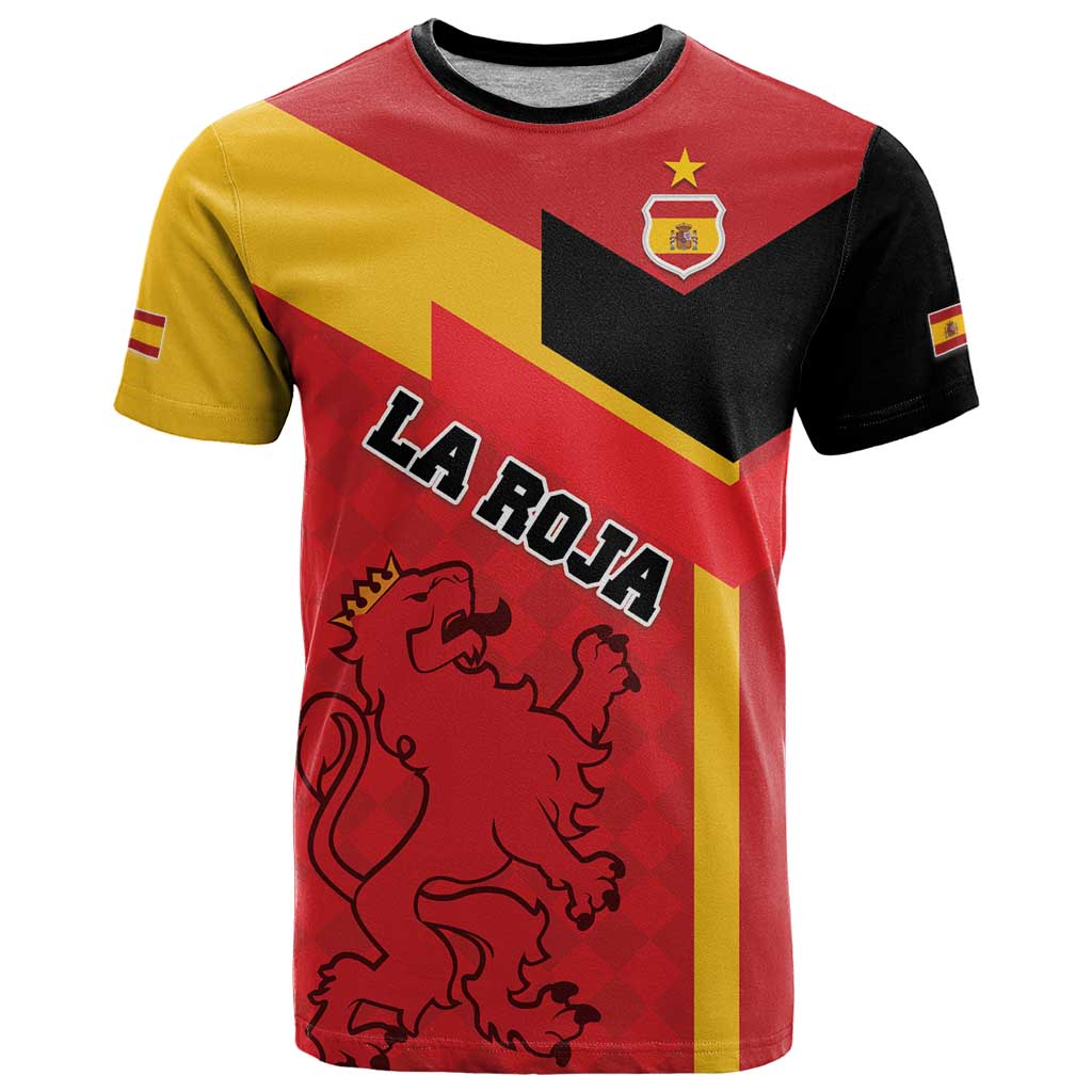 Custom Spain Football T Shirt La Roja Go Champion - Wonder Print Shop