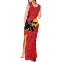 Custom Spain Football Tank Maxi Dress La Roja Go Champion - Wonder Print Shop