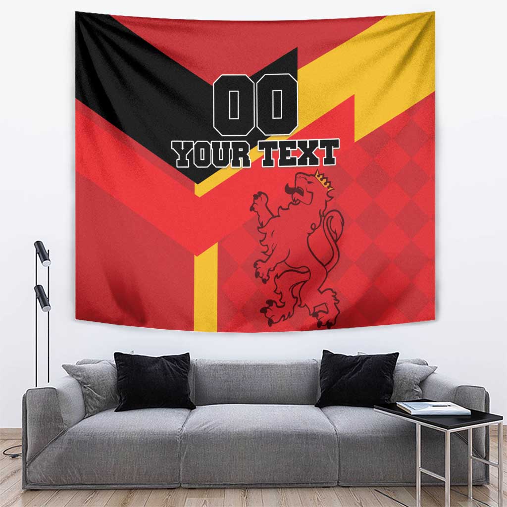 Custom Spain Football Tapestry La Roja Go Champion - Wonder Print Shop