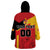 Custom Spain Football Wearable Blanket Hoodie La Roja Go Champion - Wonder Print Shop