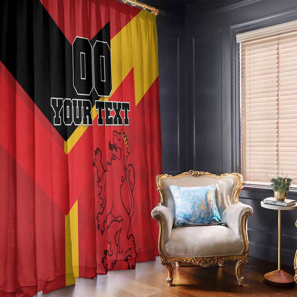Custom Spain Football Window Curtain La Roja Go Champion - Wonder Print Shop