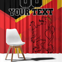 Custom Spain Football Window Curtain La Roja Go Champion - Wonder Print Shop