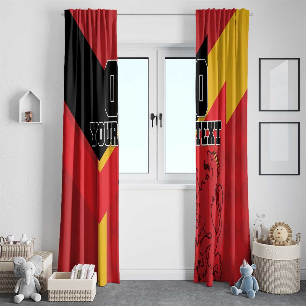 Custom Spain Football Window Curtain La Roja Go Champion - Wonder Print Shop