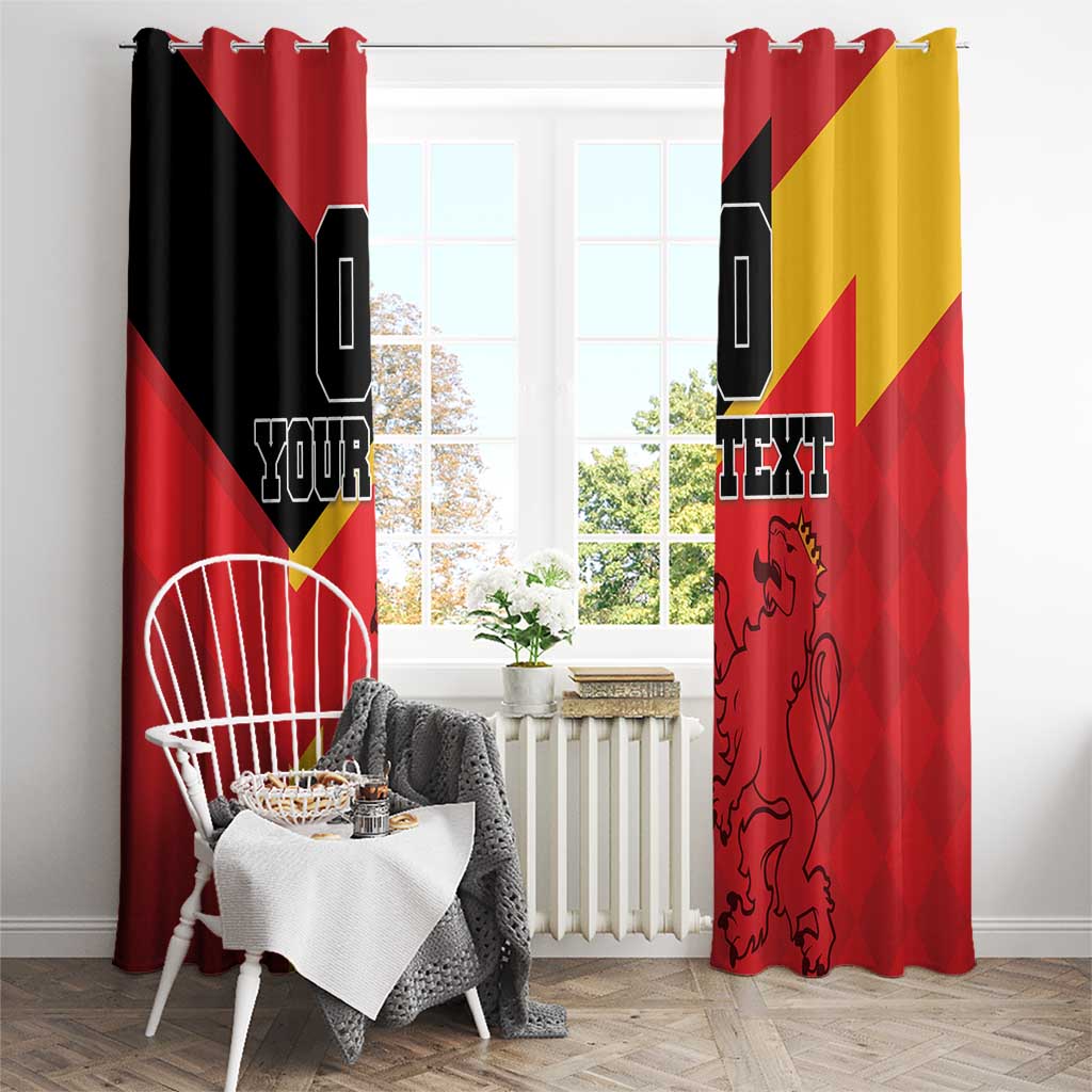 Custom Spain Football Window Curtain La Roja Go Champion - Wonder Print Shop