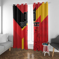 Custom Spain Football Window Curtain La Roja Go Champion - Wonder Print Shop