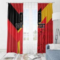 Custom Spain Football Window Curtain La Roja Go Champion - Wonder Print Shop