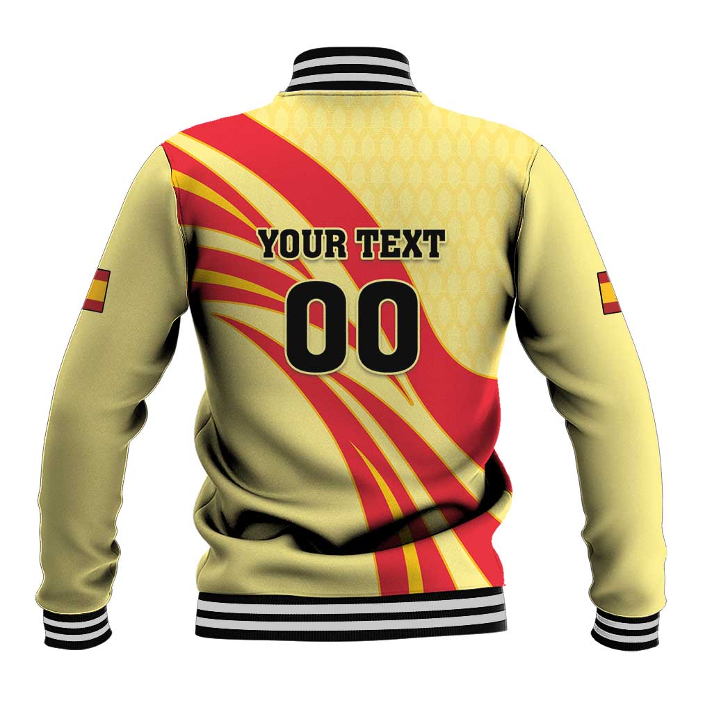 Custom Spain Football Baseball Jacket Sport Style - Wonder Print Shop