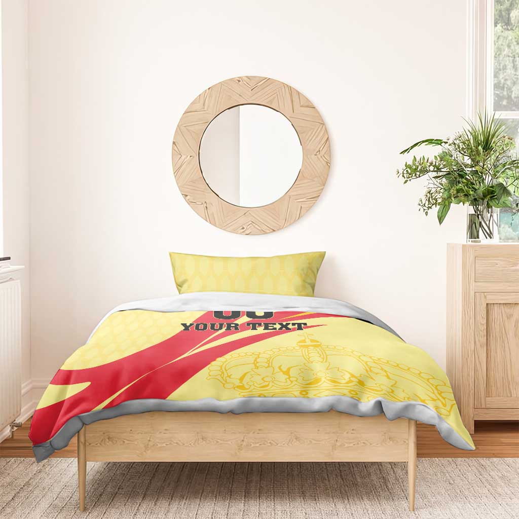 Custom Spain Football Bedding Set Sport Style - Wonder Print Shop