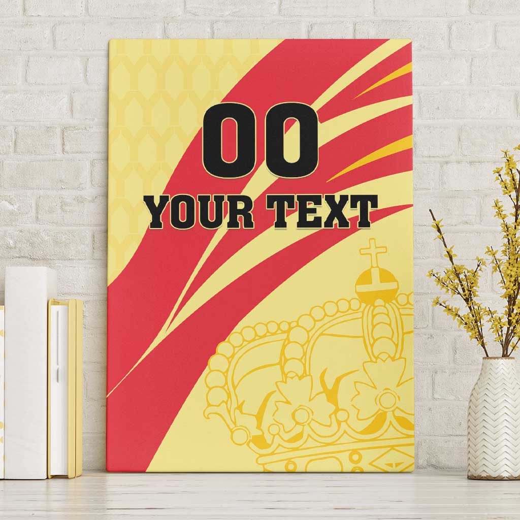 Custom Spain Football Canvas Wall Art Sport Style - Wonder Print Shop