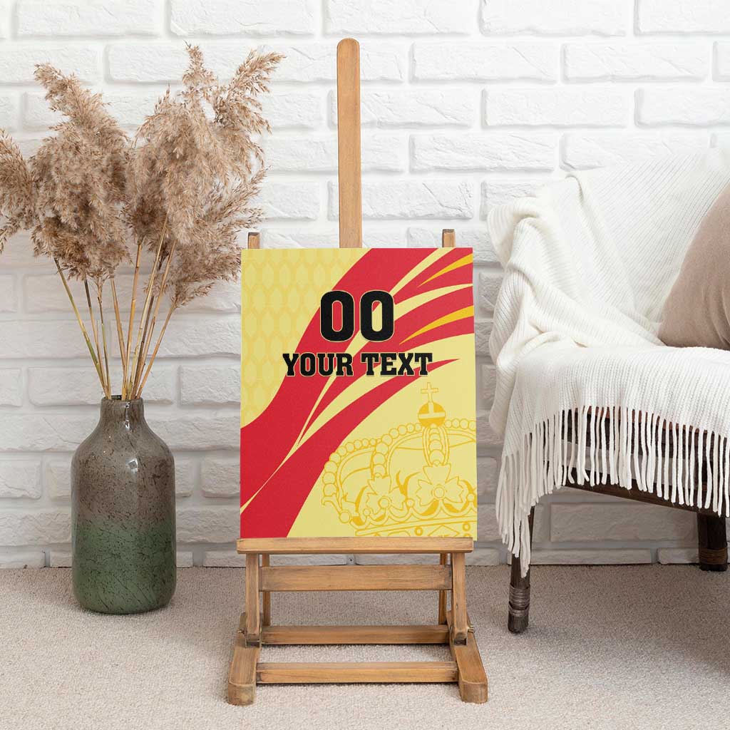 Custom Spain Football Canvas Wall Art Sport Style - Wonder Print Shop