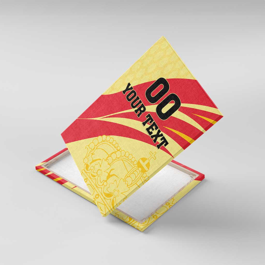 Custom Spain Football Canvas Wall Art Sport Style - Wonder Print Shop