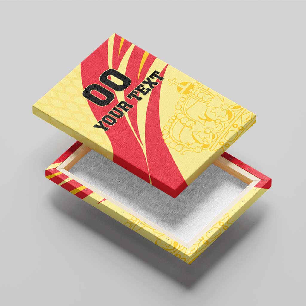 Custom Spain Football Canvas Wall Art Sport Style - Wonder Print Shop