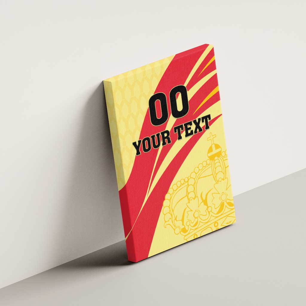 Custom Spain Football Canvas Wall Art Sport Style - Wonder Print Shop