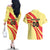 Custom Spain Football Couples Matching Off The Shoulder Long Sleeve Dress and Hawaiian Shirt Sport Style - Wonder Print Shop