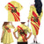 Custom Spain Football Family Matching Off The Shoulder Long Sleeve Dress and Hawaiian Shirt Sport Style - Wonder Print Shop