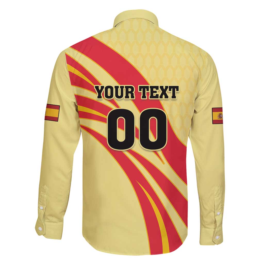 Custom Spain Football Family Matching Off Shoulder Maxi Dress and Hawaiian Shirt Sport Style - Wonder Print Shop