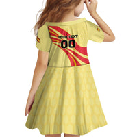 Custom Spain Football Family Matching Puletasi and Hawaiian Shirt Sport Style - Wonder Print Shop