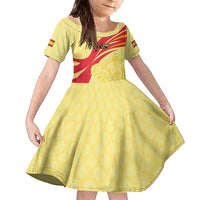 Custom Spain Football Family Matching Summer Maxi Dress and Hawaiian Shirt Sport Style - Wonder Print Shop