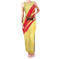 Custom Spain Football Family Matching Tank Maxi Dress and Hawaiian Shirt Sport Style - Wonder Print Shop