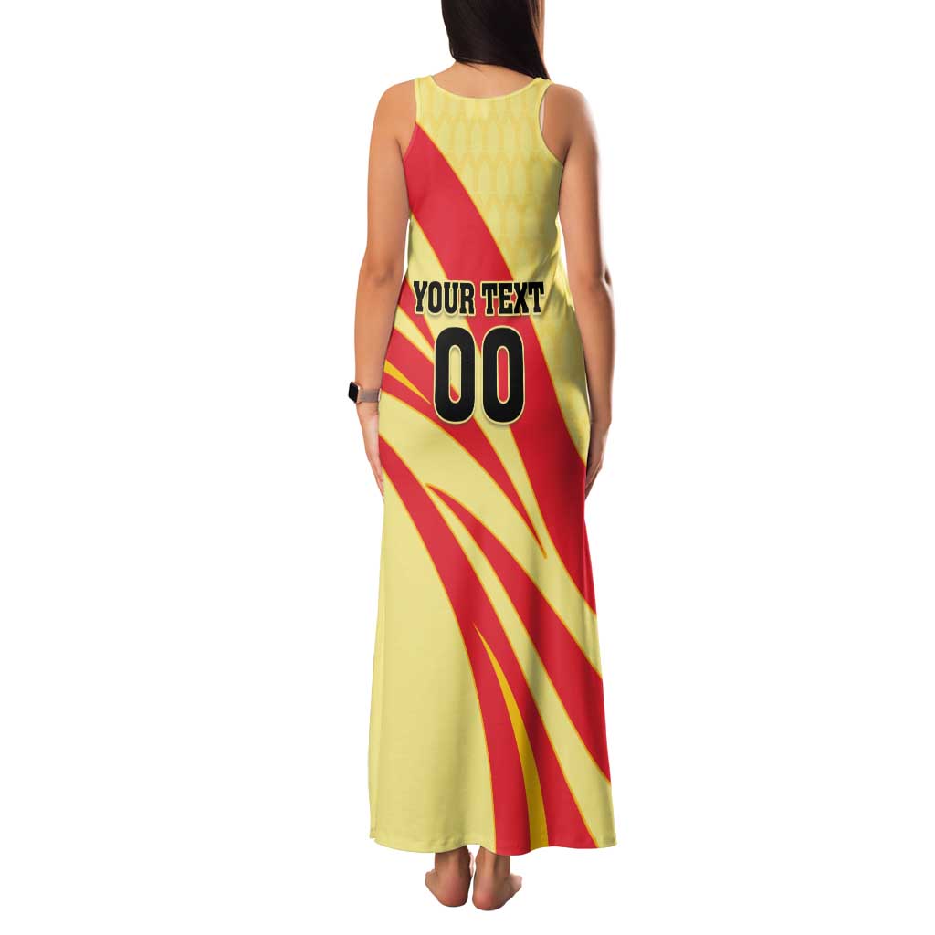 Custom Spain Football Family Matching Tank Maxi Dress and Hawaiian Shirt Sport Style - Wonder Print Shop