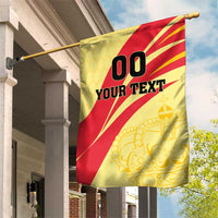 Custom Spain Football Garden Flag Sport Style - Wonder Print Shop