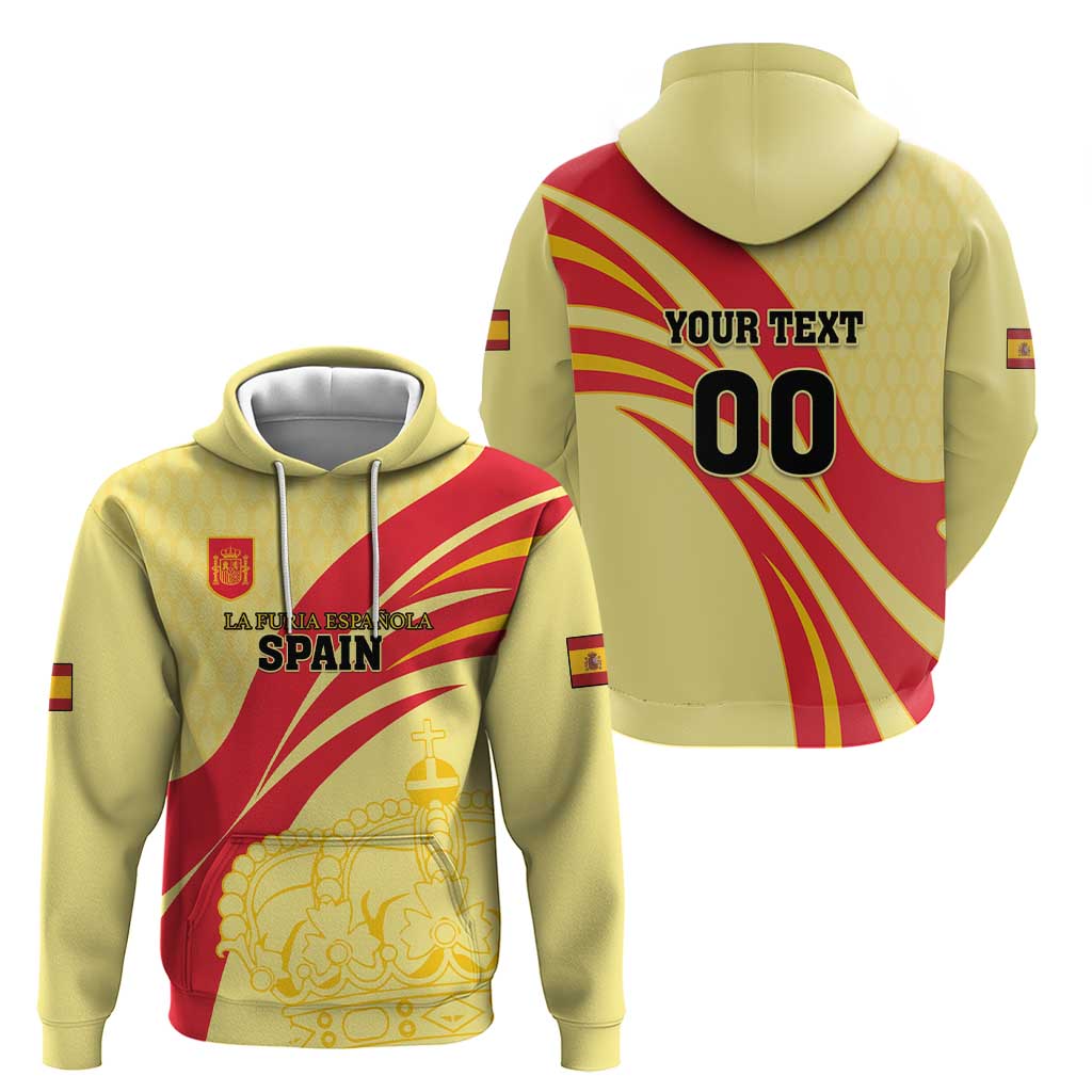 Custom Spain Football Hoodie Sport Style - Wonder Print Shop