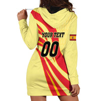 Custom Spain Football Hoodie Dress Sport Style - Wonder Print Shop
