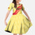 Custom Spain Football Kid Short Sleeve Dress Sport Style - Wonder Print Shop