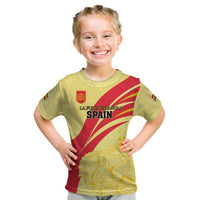 Custom Spain Football Kid T Shirt Sport Style - Wonder Print Shop