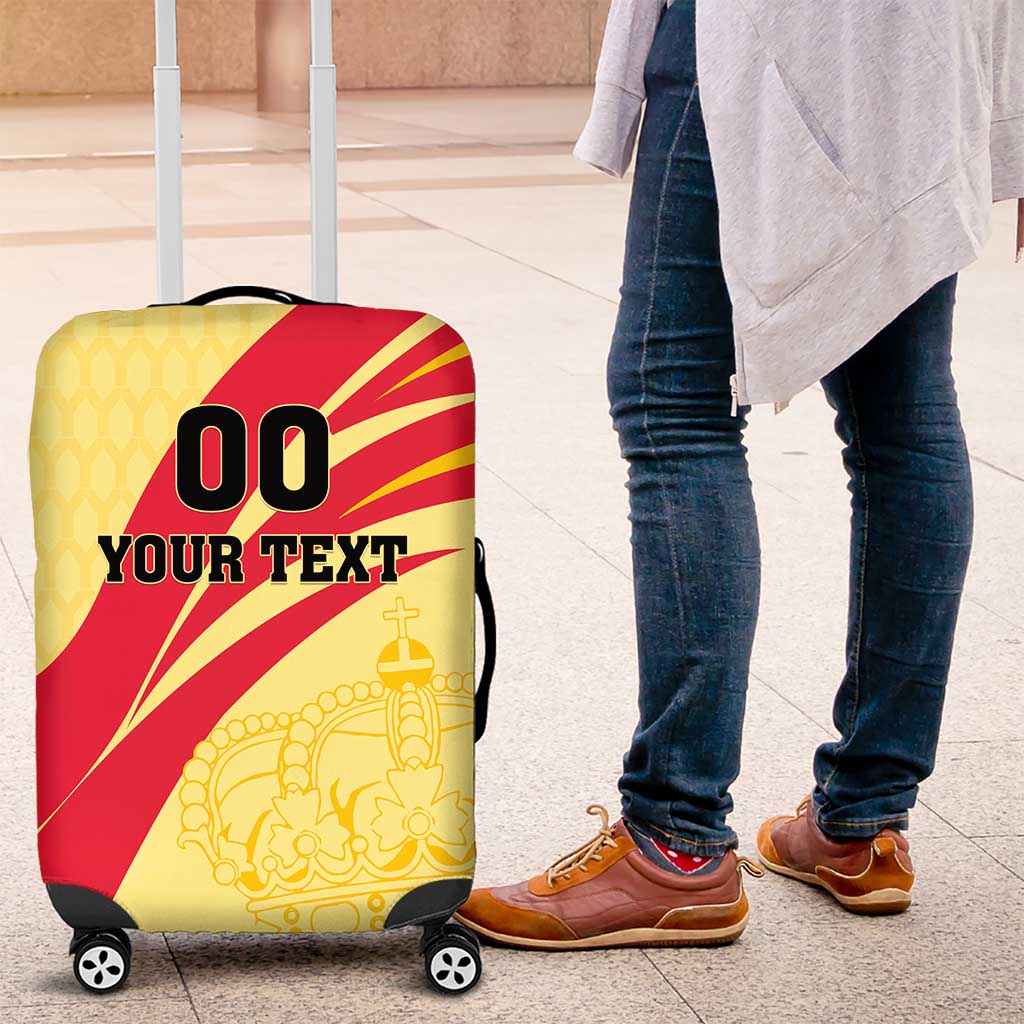 Custom Spain Football Luggage Cover Sport Style - Wonder Print Shop