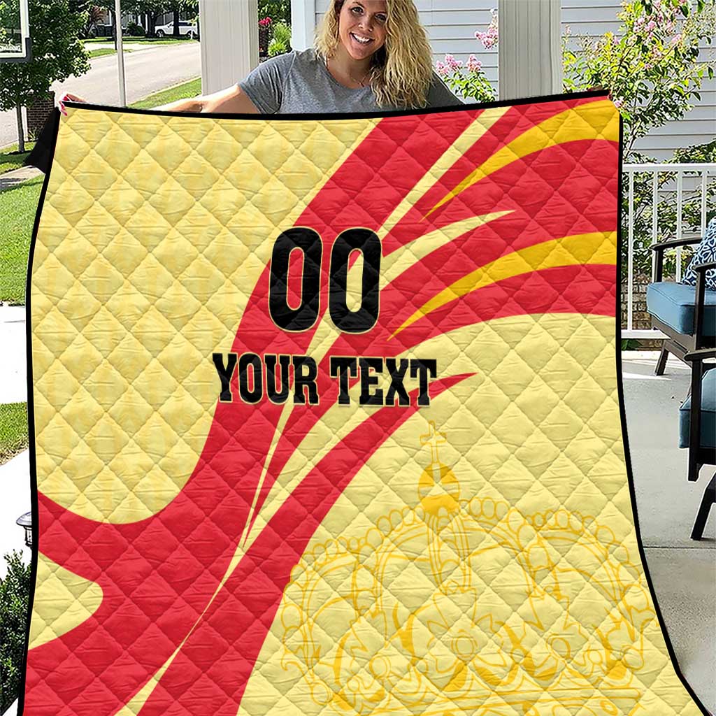 Custom Spain Football Quilt Sport Style - Wonder Print Shop