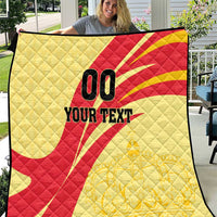 Custom Spain Football Quilt Sport Style - Wonder Print Shop