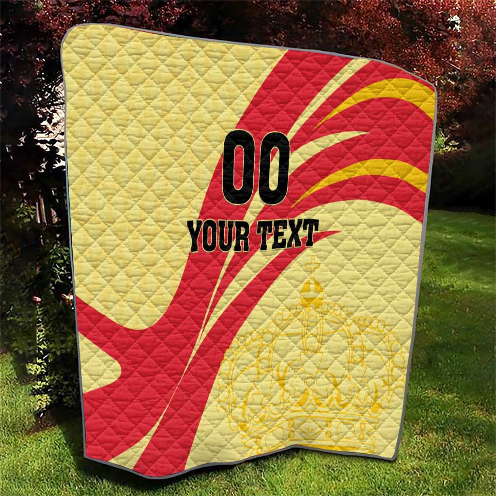Custom Spain Football Quilt Sport Style - Wonder Print Shop