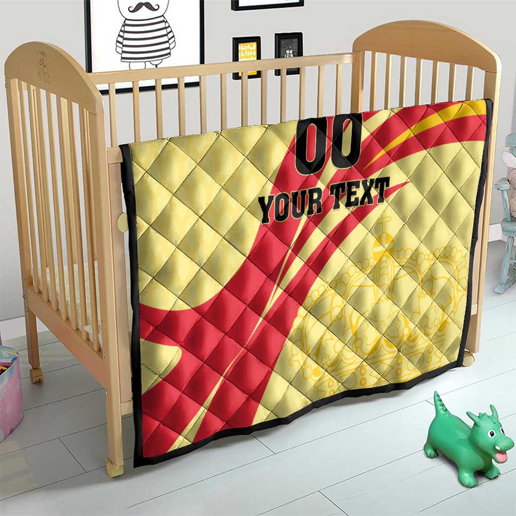 Custom Spain Football Quilt Sport Style - Wonder Print Shop