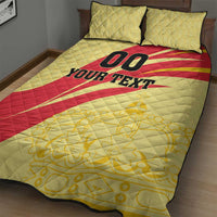 Custom Spain Football Quilt Bed Set Sport Style - Wonder Print Shop
