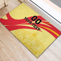 Custom Spain Football Rubber Doormat Sport Style - Wonder Print Shop
