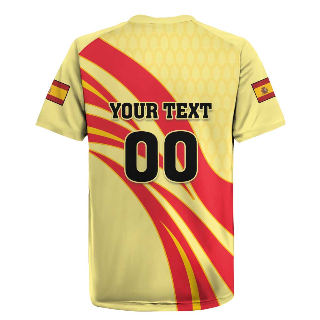 Custom Spain Football Rugby Jersey Sport Style - Wonder Print Shop