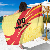 Custom Spain Football Sarong Sport Style - Wonder Print Shop