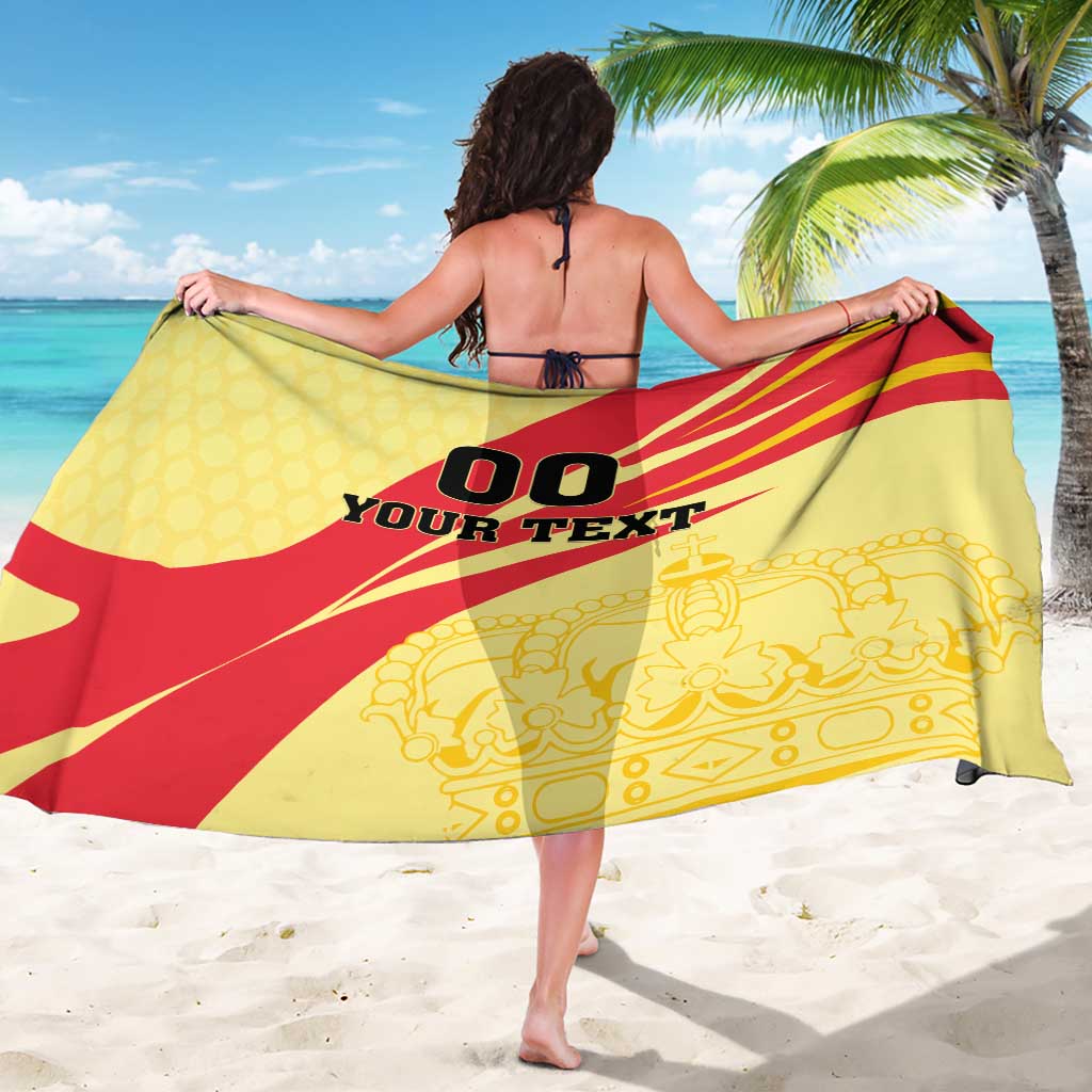 Custom Spain Football Sarong Sport Style - Wonder Print Shop