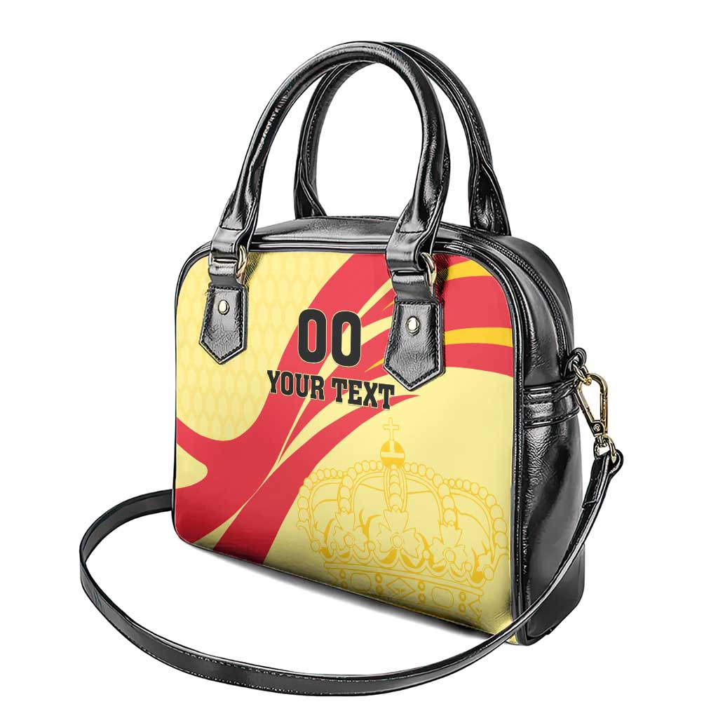 Custom Spain Football Shoulder Handbag Sport Style