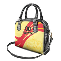 Custom Spain Football Shoulder Handbag Sport Style