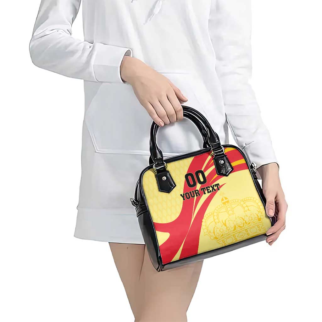Custom Spain Football Shoulder Handbag Sport Style