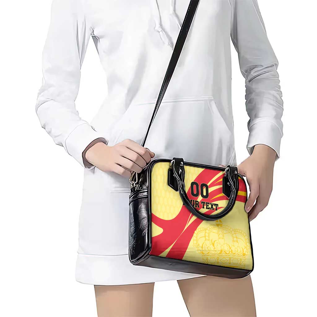 Custom Spain Football Shoulder Handbag Sport Style