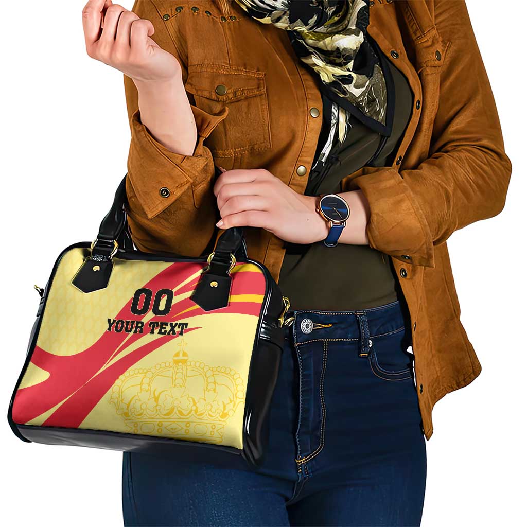 Custom Spain Football Shoulder Handbag Sport Style