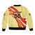 Custom Spain Football Sleeve Zip Bomber Jacket Sport Style - Wonder Print Shop