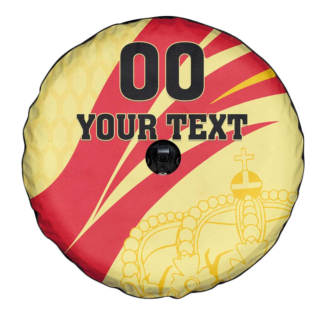 Custom Spain Football Spare Tire Cover Sport Style - Wonder Print Shop