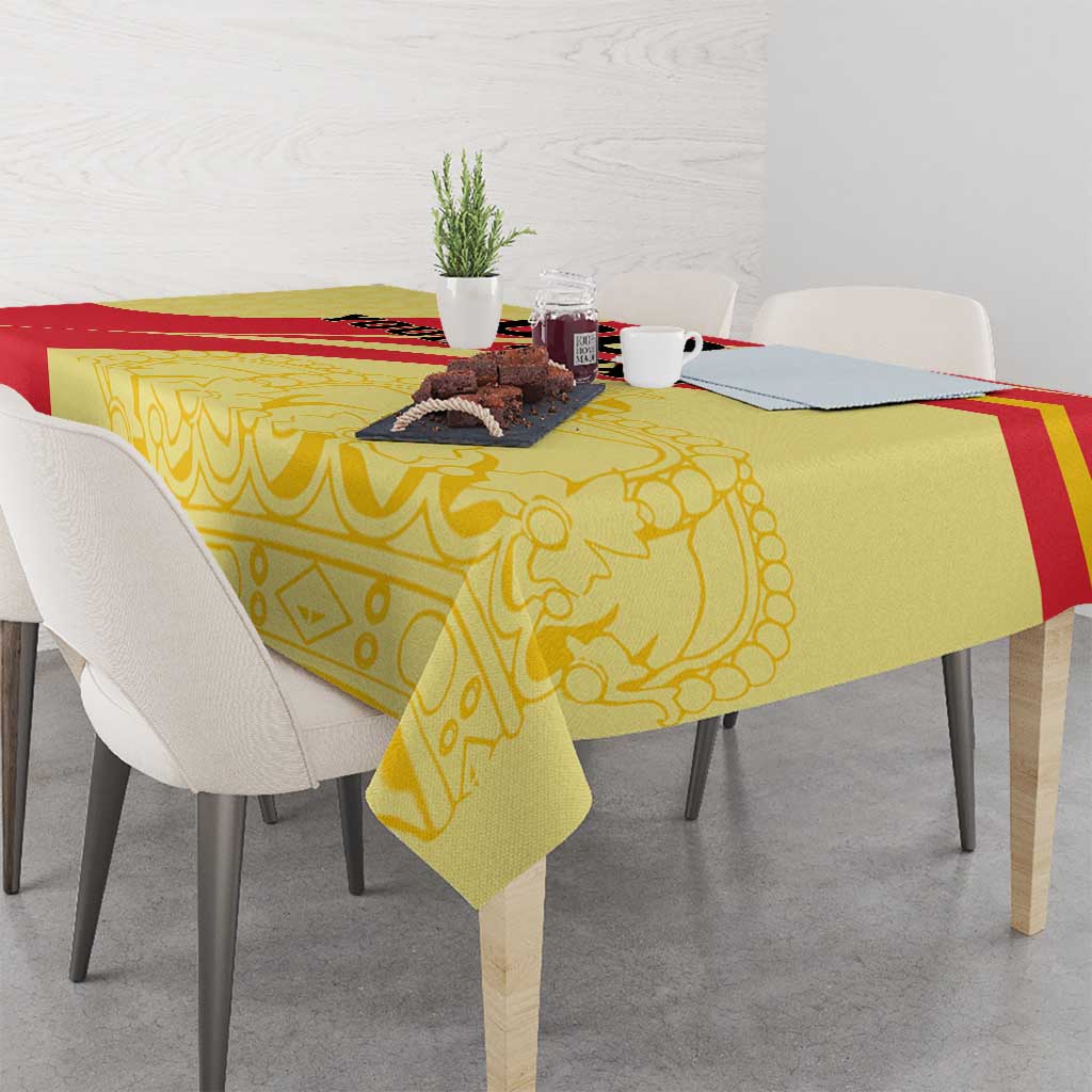 Custom Spain Football Tablecloth Sport Style - Wonder Print Shop