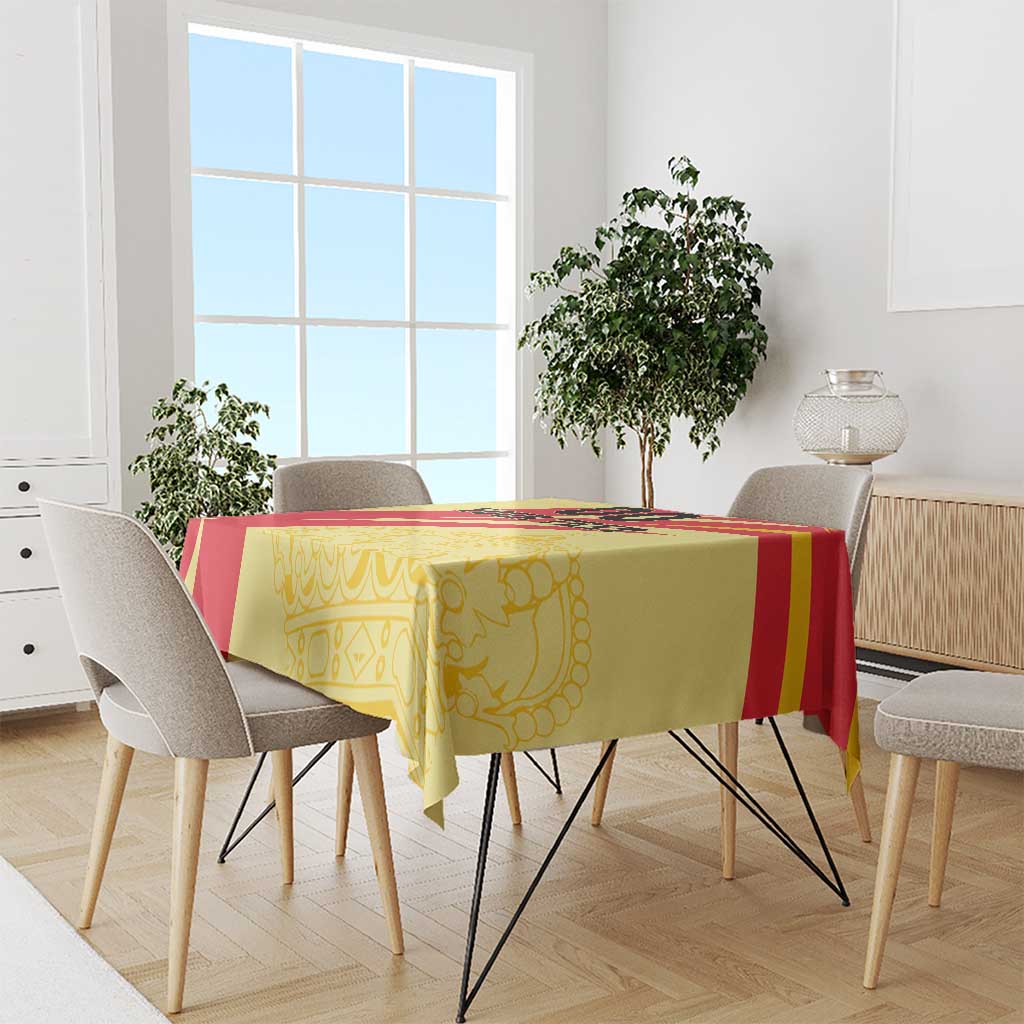 Custom Spain Football Tablecloth Sport Style - Wonder Print Shop