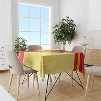 Custom Spain Football Tablecloth Sport Style - Wonder Print Shop